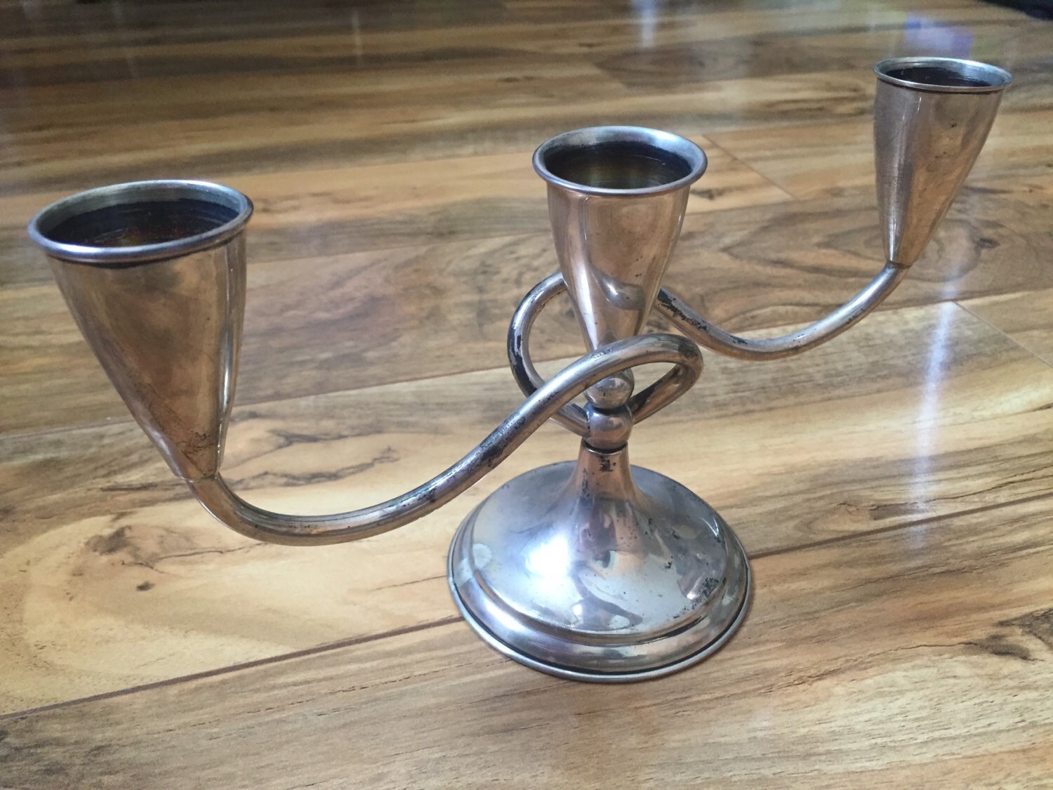 Vintage sterling silver candle holders candle bar candlestick