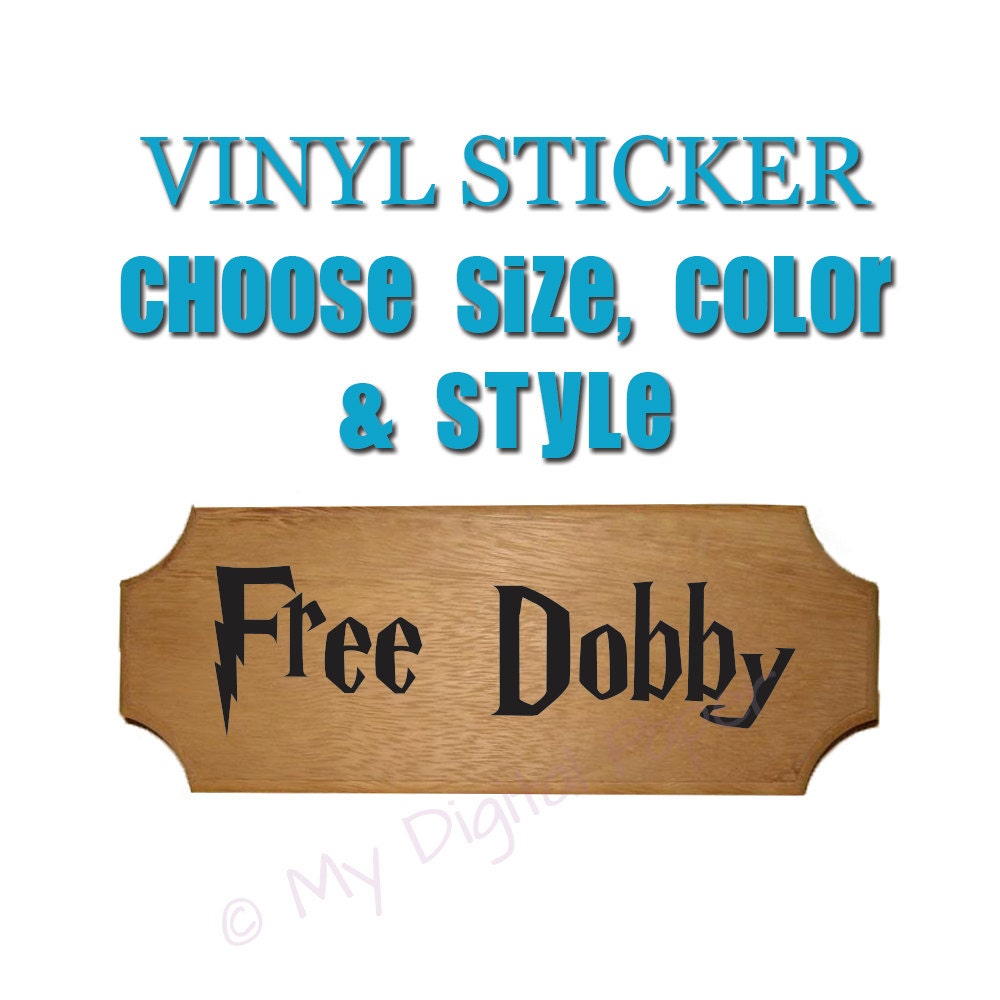 Free Dobby Sticker Free Dobby Sock Holder Sticker Free