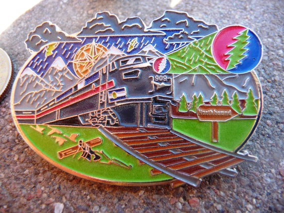 Grateful Dead I Know You Rider Hat Pin Festival Hippie Fourth 6756