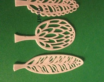 Custom Message 30 + 10 Bonus Edible Tree Theme Topper Decoration 