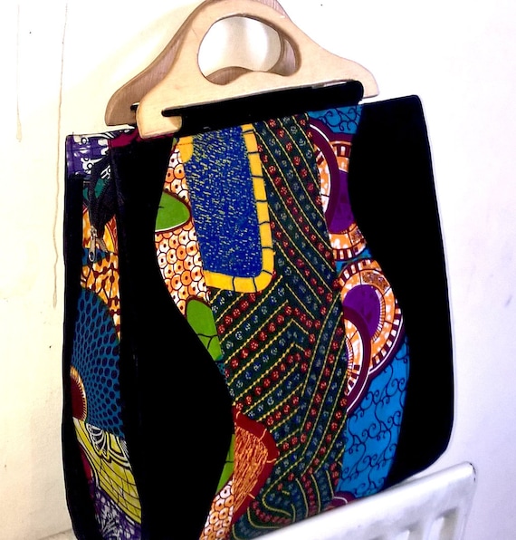 Items similar to Ankara Handbag, Handmade African Fabric Bag, Kente Bag Clutch Bag, Purse ...