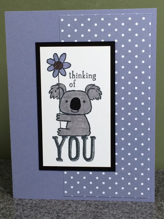 Stampin' Up Handmade Card Thinking of You