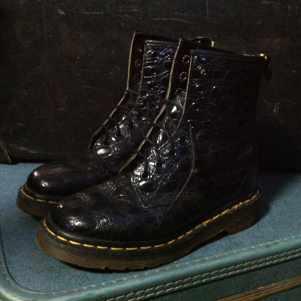 dr martens crocodile