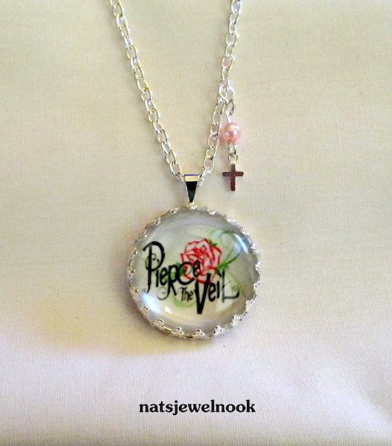 Pierce The Veil Logo Necklace by NatsJewelNook on Etsy