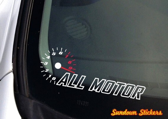 Rpm Gauge Sticker