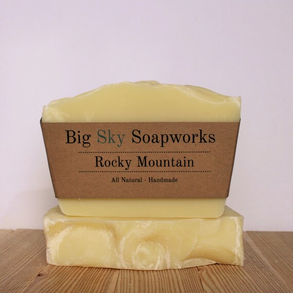 Items similar to Rocky Mountain All Natural Soap, Handmade Soap, Cold