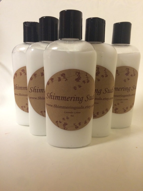 Rose Lotion Evening Primrose Lotion Mineral Oil by ShimmeringSuds