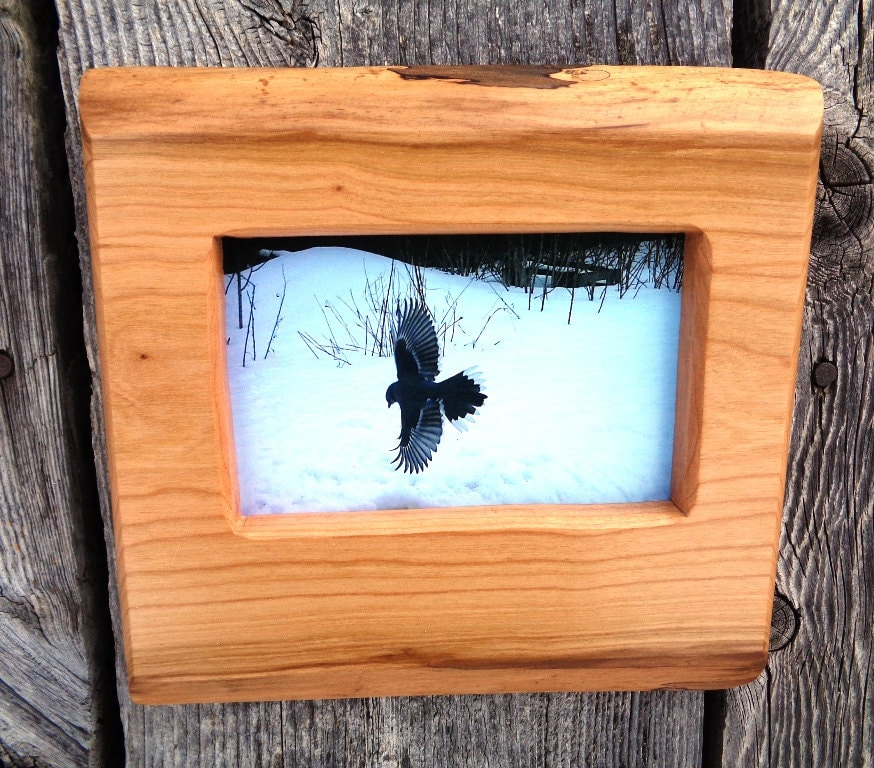 4 x 6 wood picture frame handmade rustic valentine's