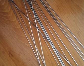 Hat Pin Blanks 7 inches Stainless Steel. Make Your Own Stick Pins Or Scarf Pins. Craft Supplies 20 Pieces Sturdy & Sharp!