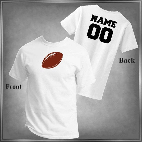 Football Spirit Wear Personalize With Name & by HayasDesigns