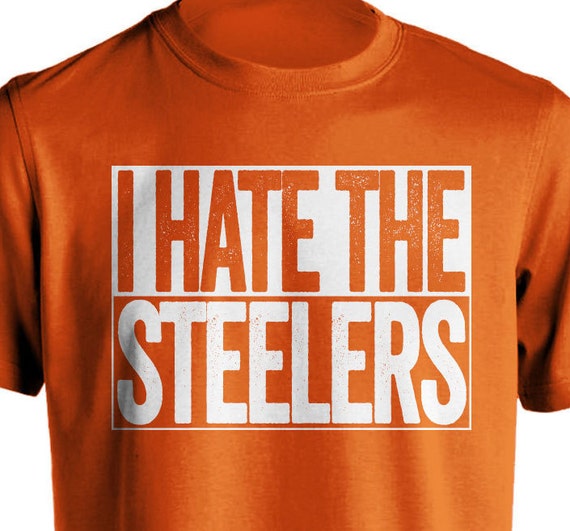 I Hate The Steelers Cincinnati Bengals Fan T-Shirt by BeefShirts