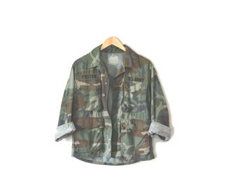 Items similar to Hippie Air Force Field Jacket on Etsy