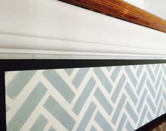 Chevron Gray Home Decor Modern Contemporary Grey Accent Painted Chevron Gray Home Decor Modern Contemporary Grey Accent Painted