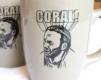 The Walking Dead Coral Mug | Rick Grimes Carl Joke Coffee Cup
