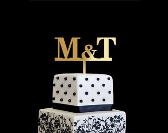 Initials PERSONALIZED Wedding Cake Topper