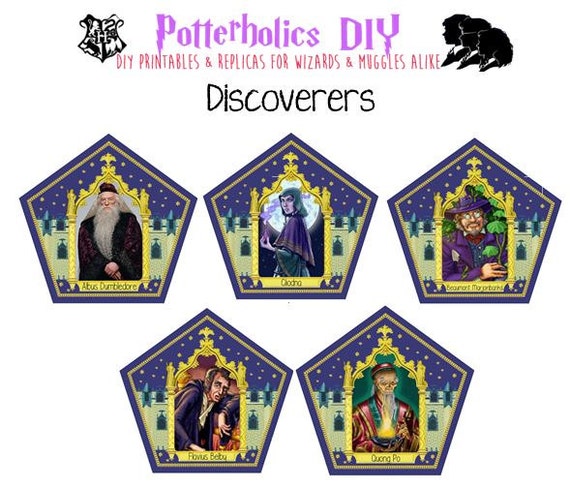 HARRY POTTER Chocolate Frog Cards Discoverers by Potterholics