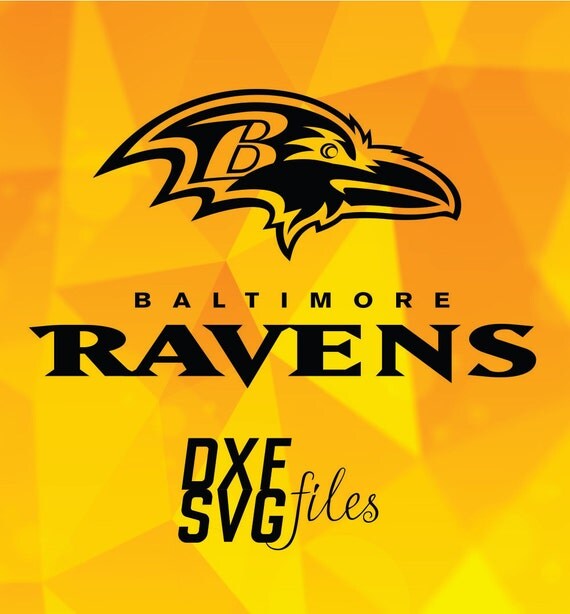 6 Baltimore Ravens logos in DXF and SVG files Instant by dxfsvg