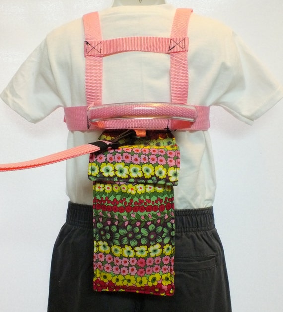 Child Safety Harness and Tether / Lead Pink Floral Toddler