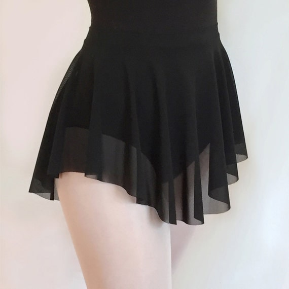 Sheer Black Mesh Dance Ballet Skirt Sab Style By Royalldancewear 