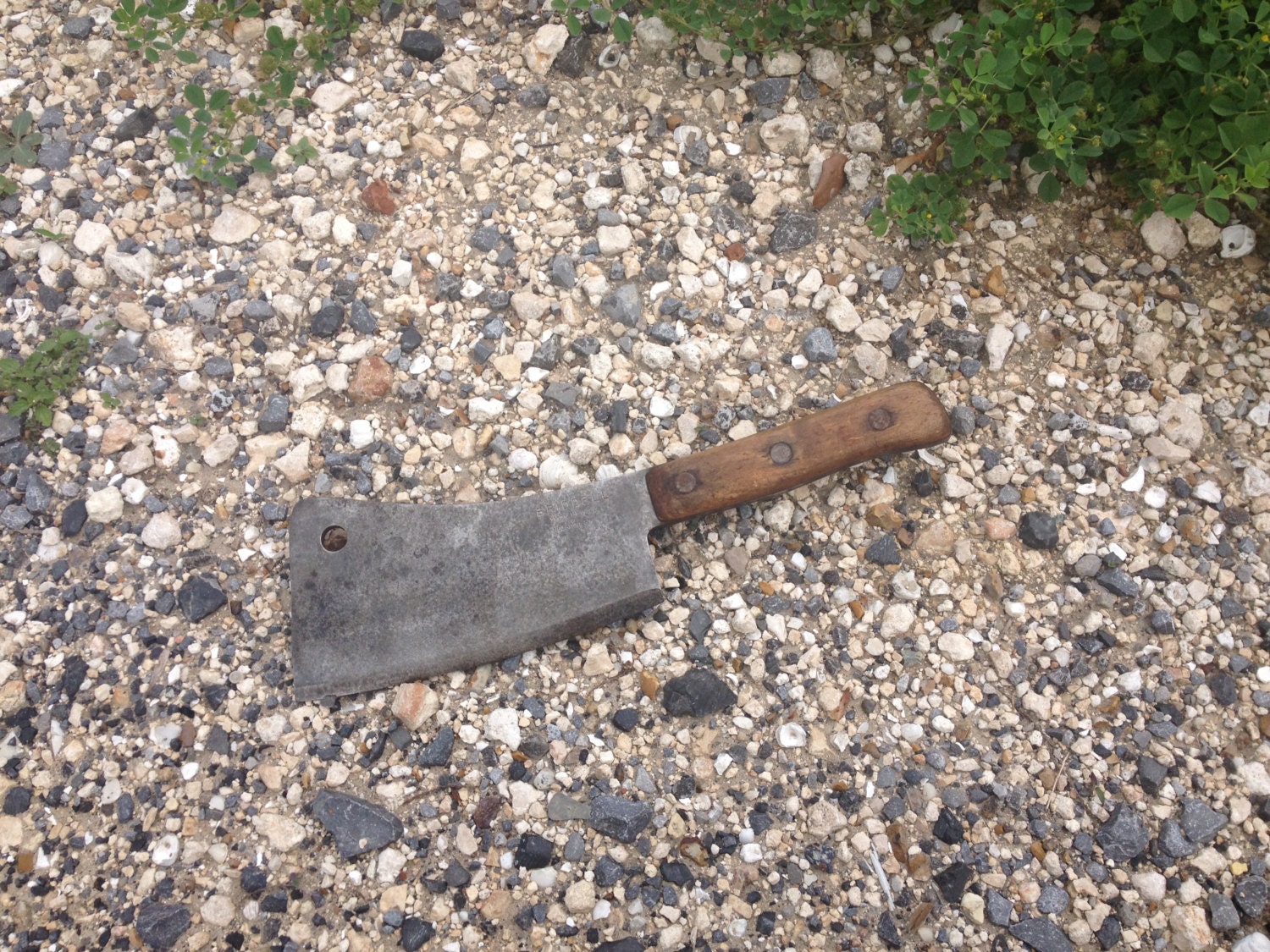 Vintage Briddell Meat Cleaver no. 800a 8 Butchers Knife