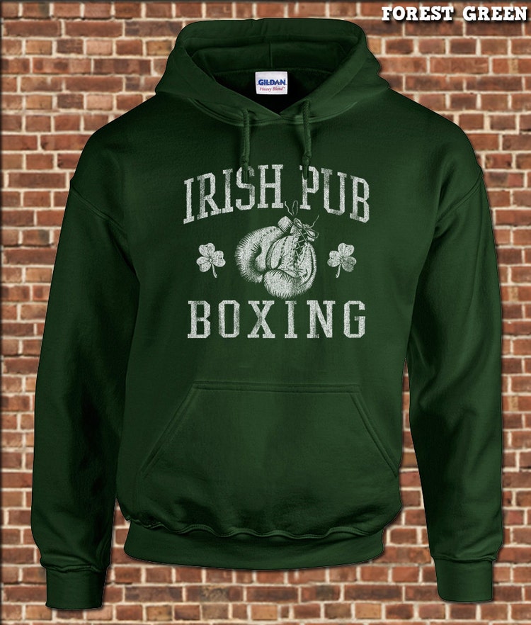 IRISH PUB BOXING mens Hooded Sweatshirt all by UnderGroundGear