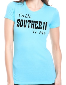 Talk Southern to Me Funny Women's Shirts Country T Shirts Cowgirl ...