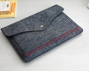 Dark Grey Felt Kindle Cover , Kindle Fire , Kindle Paperwhite , Felt Kindle Case , Felt Kindle Fire Cases and Covers #212