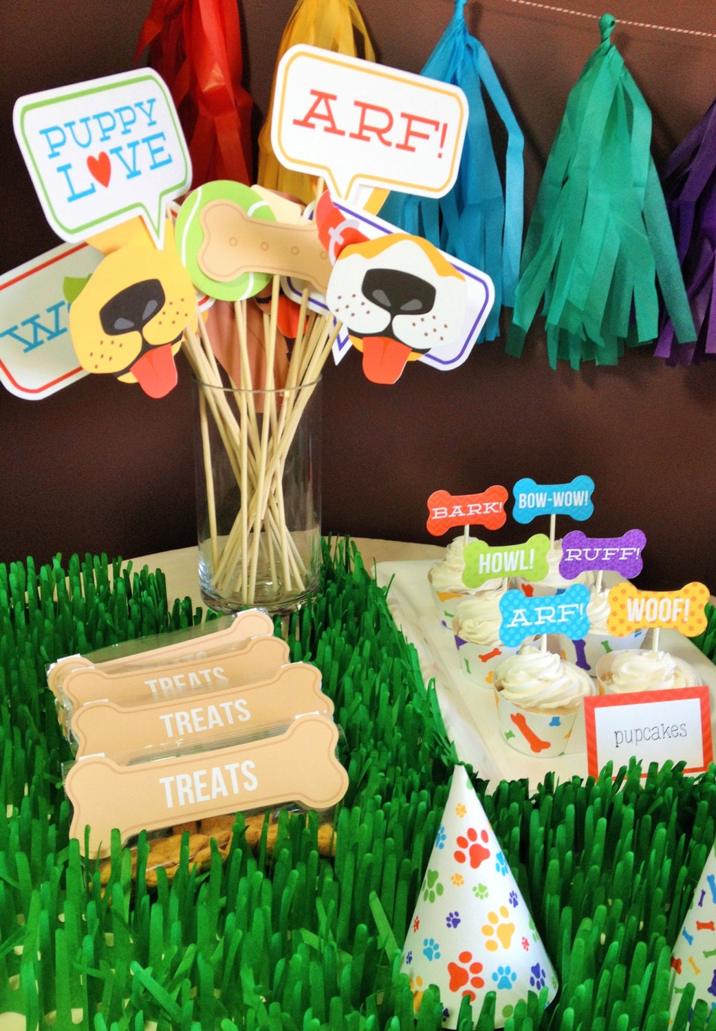 Printable Puppy Party Package Dog Birthday Party Printable