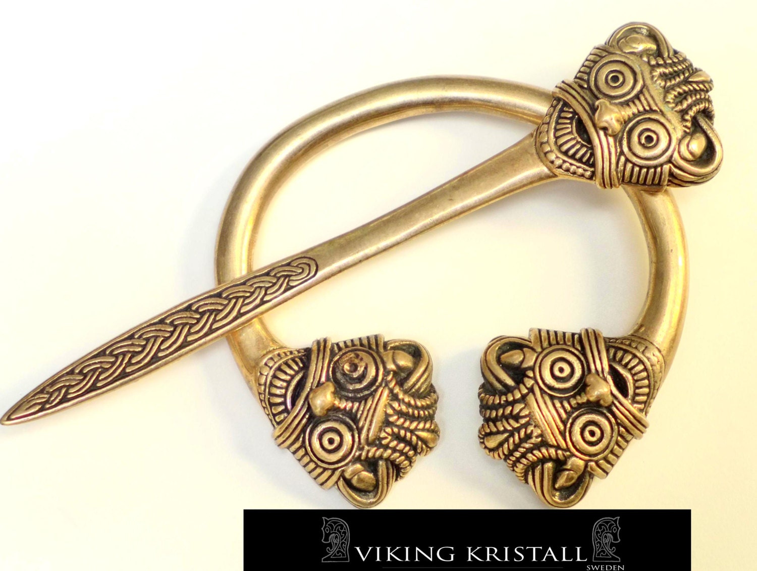 Viking Traders Vintage Brooch Cloak Pin Scarf Shawl Buckle Clasp