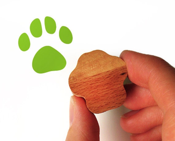 Cat Paw Rubber Stamp for Scrapbooking
