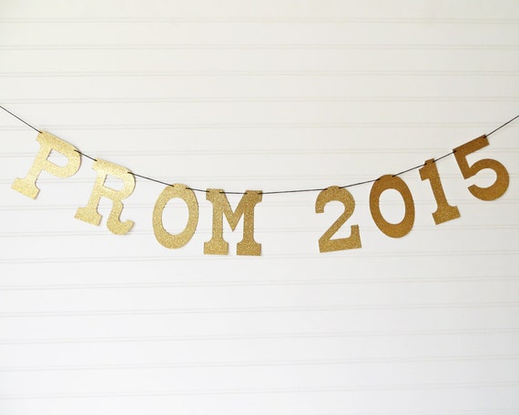 Glitter Prom 2020 Banner 5 inch Letters Prom Banner 