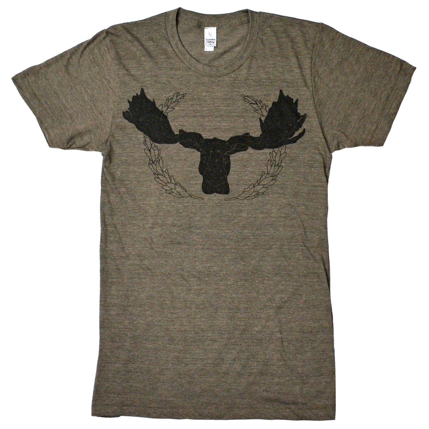 Men's Moose Tshirt mens graphic tee animal print