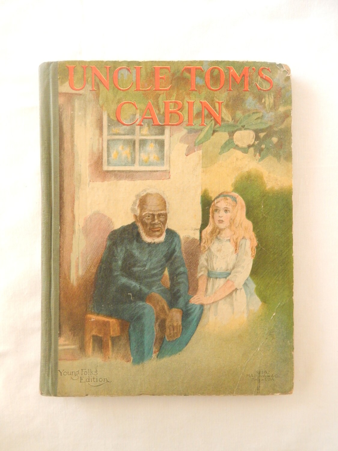 Uncle Tom's Cabin antique book c. 1905 illustrated by brixiana