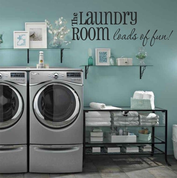 Laundry Room Wall Decals Loads of Fun by DecorDesignsDecals