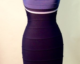 HERVE LEGER / BERGDORFS Couture Bandage Dress / Pristine Condition