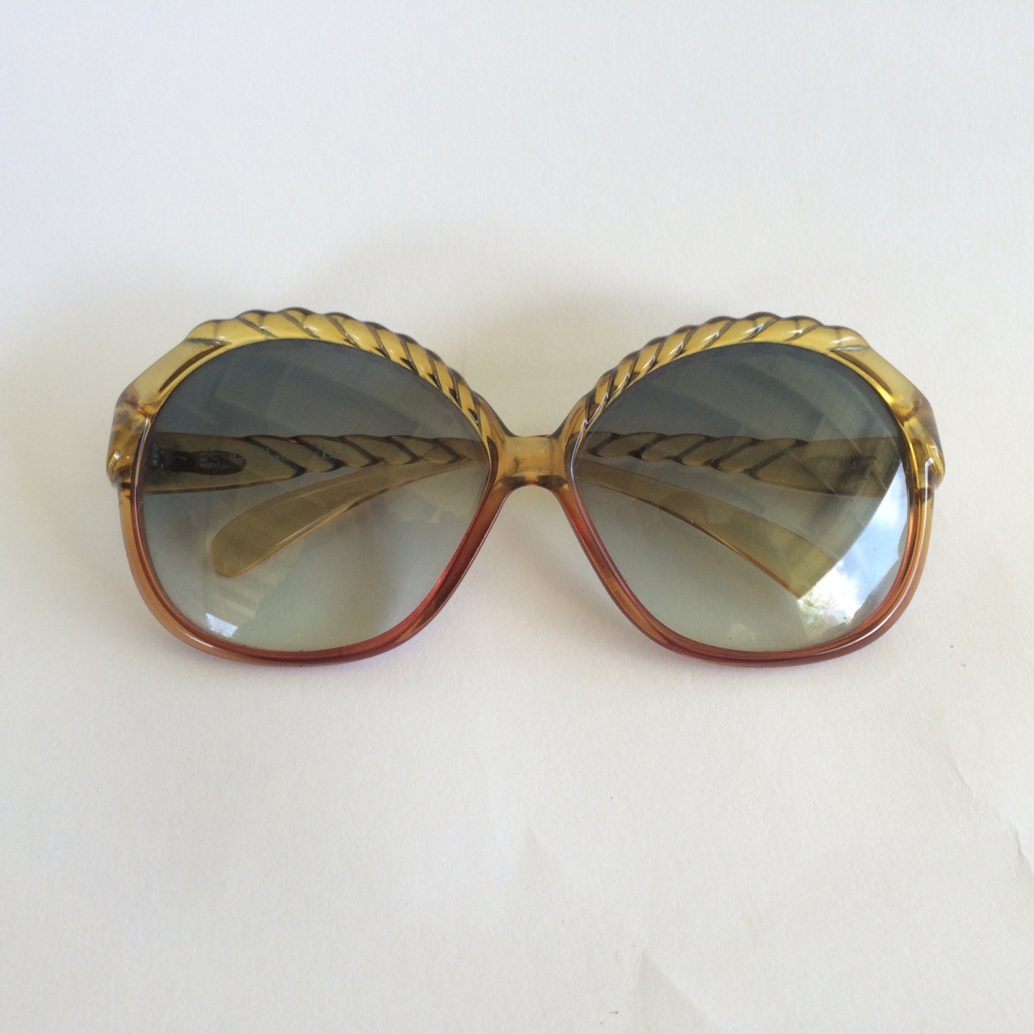 Christian Dior 70s 80s Vintage Oversized Big Sunglasses