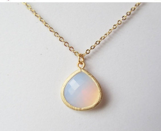 Violet Opal necklace