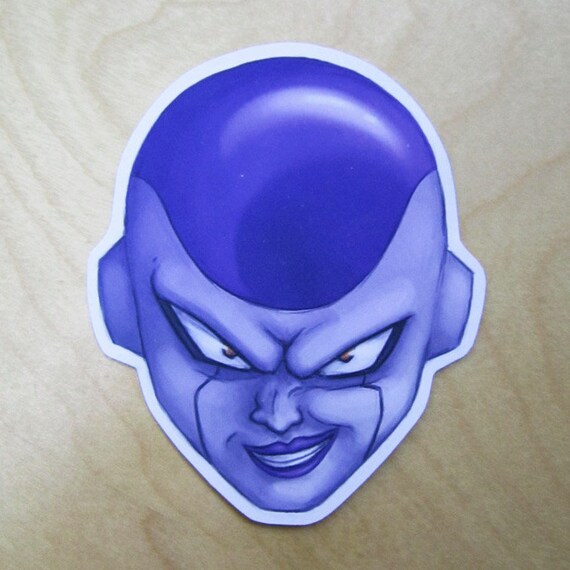 Frieza Face Sticker - Dragon Ball Z DBZ Anime Manga Art Freeza