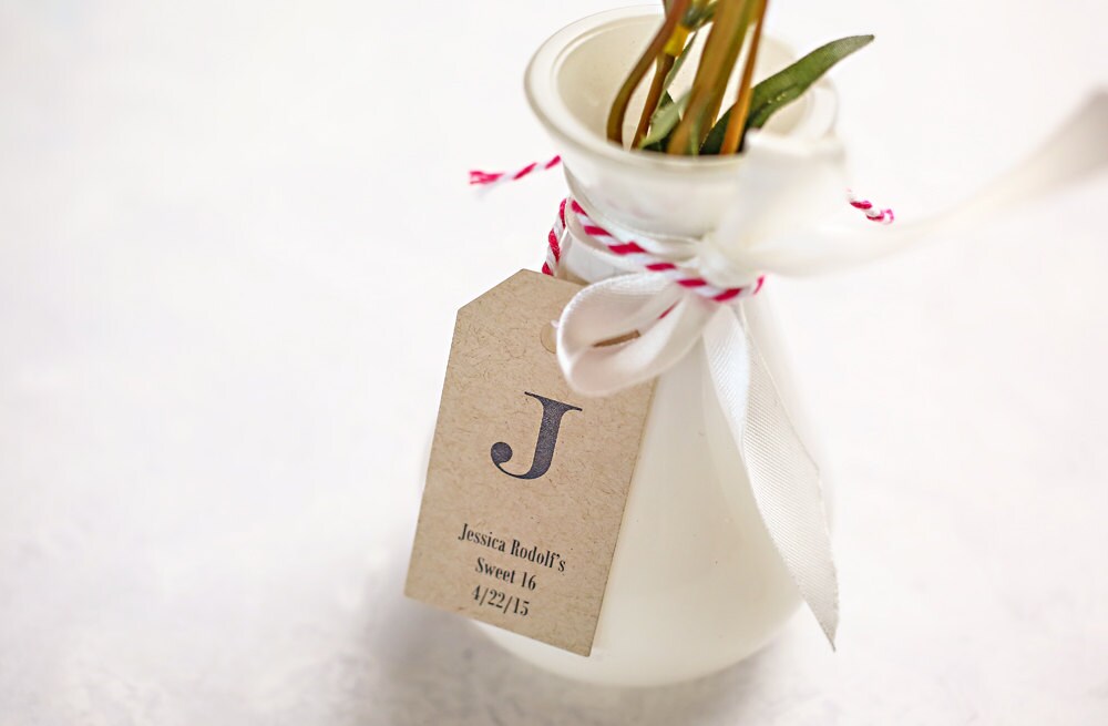 Favor Tags Personalized Gift Tags for Wedding Favor by iDoTags
