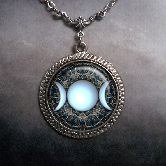 Triple Goddess necklace goddess jewelry goddess necklace
