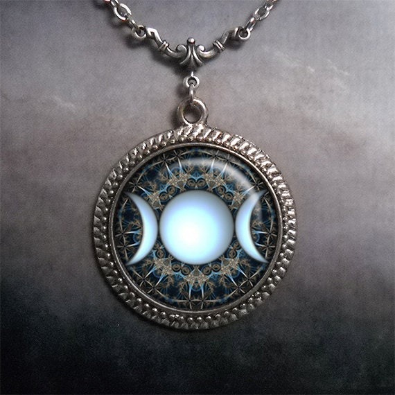 Triple Goddess Necklace Goddess Jewelry Goddess Necklace