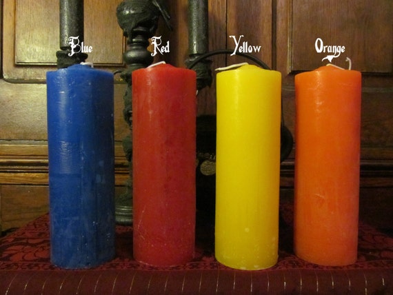 7 Day single Candles and their meaning: colors by wmerchantile