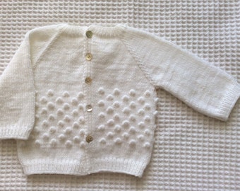 Items similar to Multi-color Baby Cardigan on Etsy