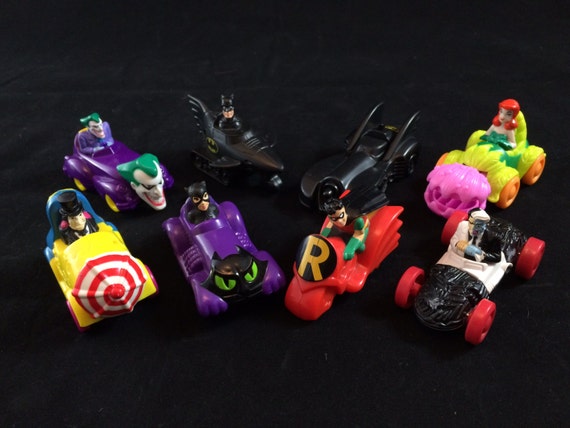 8 Batman Toy Cars 1990s