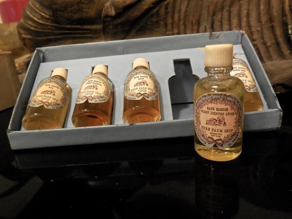 Vintage 1940s Bath Essence Oils The Herb Farm by calivintage54