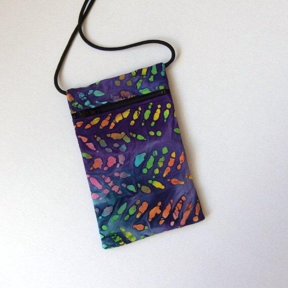 Pouch Zip Bag PURPLE BATIK Fabric. Small fabric Purse. Great for ... Pouch Zip Bag PURPLE BATIK Fabric. Small fabric Purse. Great for ...