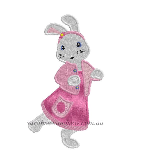 Lilly Bobtail Peter Rabbit Embroidery Design