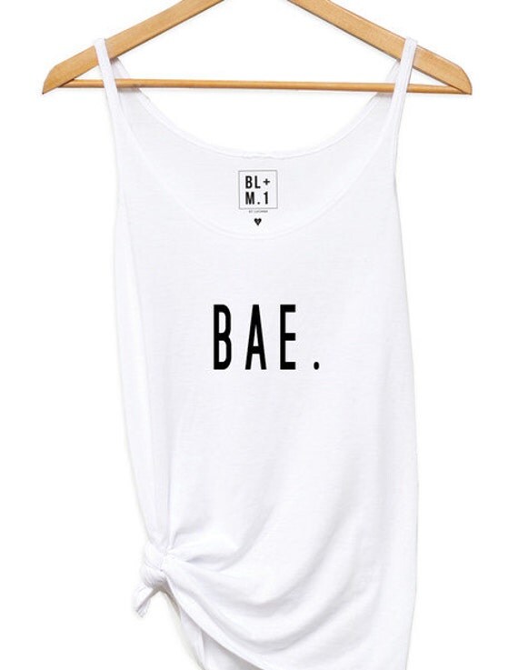 Items similar to BAE. Tank Top on Etsy
