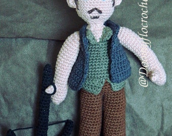 The walking dead Daryl crocheted amigurumi