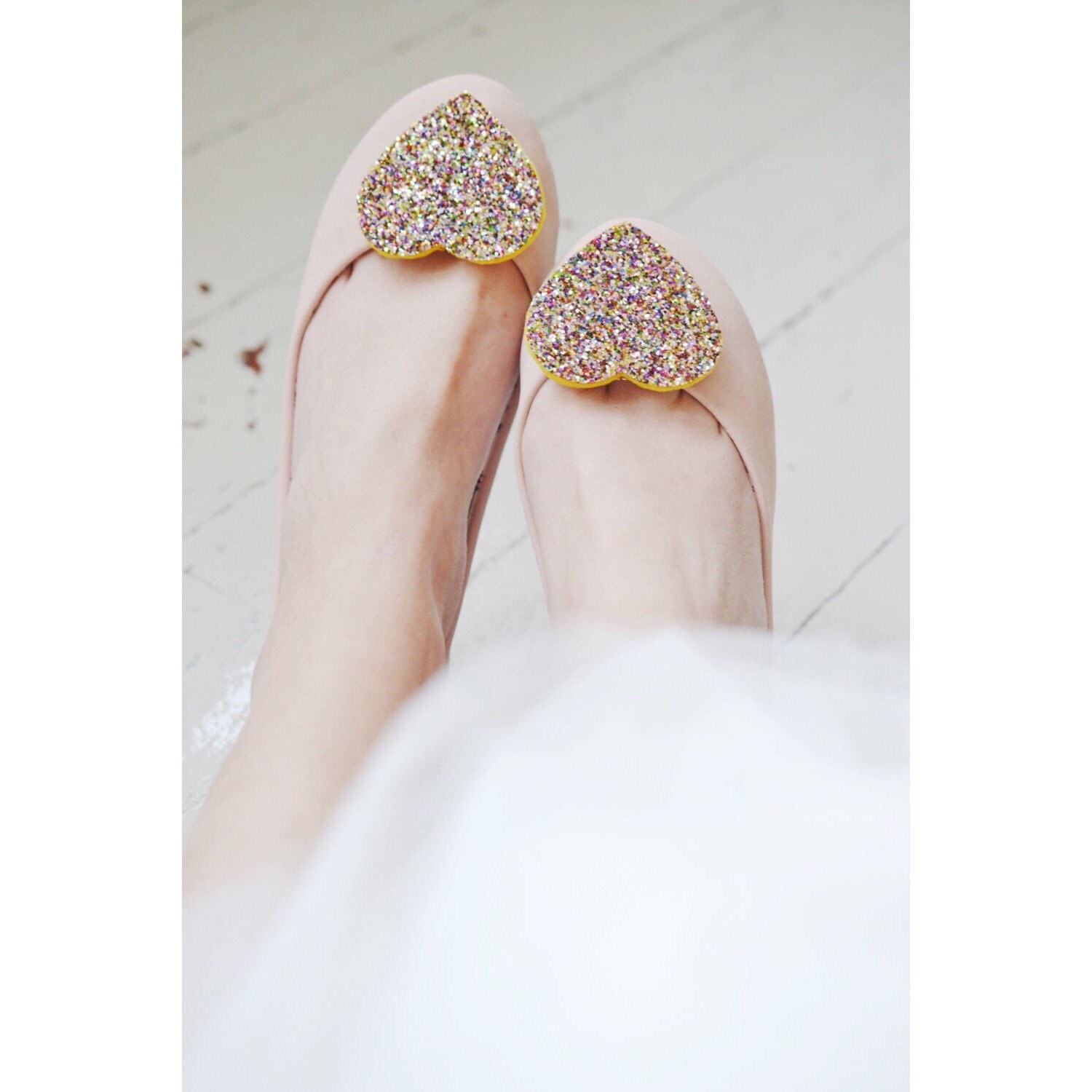 Carnival Shoe Clips Confetti Glitter Shoes Clip by PollyMcGeary